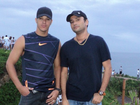 Marcos Mayer e Leandro no Arpoador 